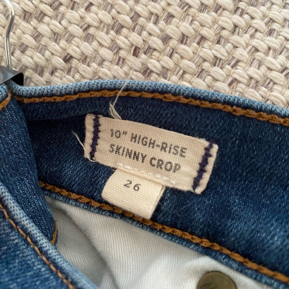 Madewell 10” high-rise skinny crop, size 26 - Picture 5 of 5